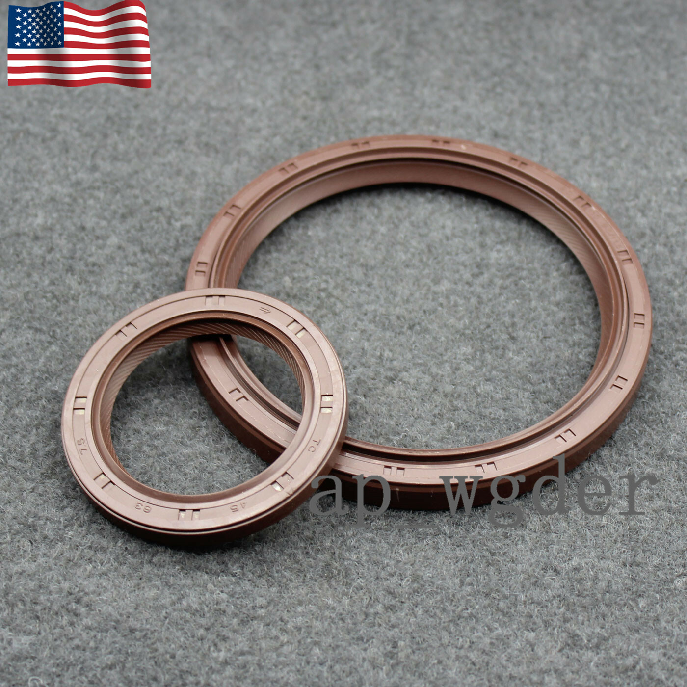 FOR TOYOTA SUPRA LEXUS GS300 IS300 SC300 REAR + FRONT MAIN CRANK SEALS