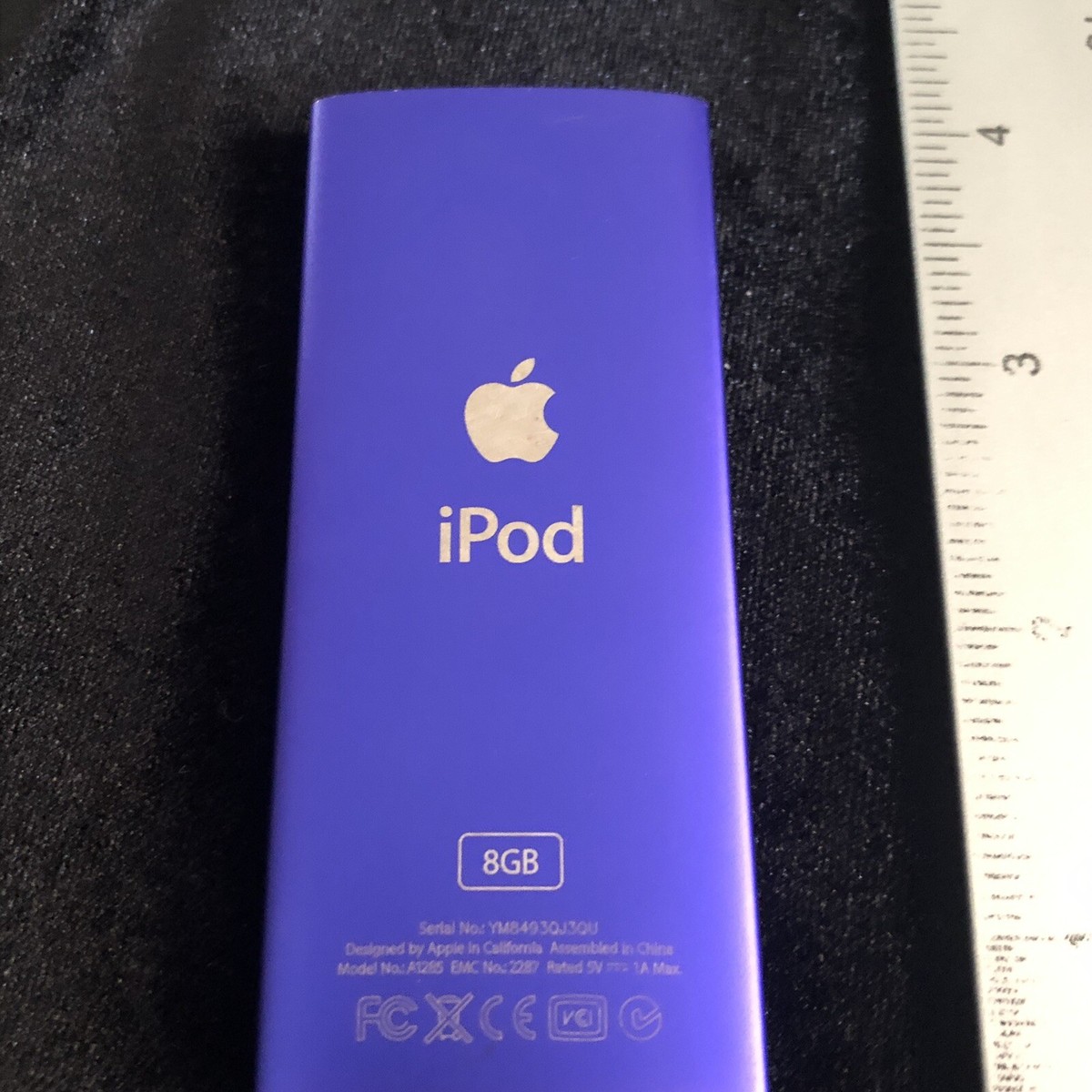 iPod nano5世代8GBパープルno.44バッテリー交換済、usb付き iPod nano5世代8GBパープルno.44バッテリー交換済、usb付き iPod