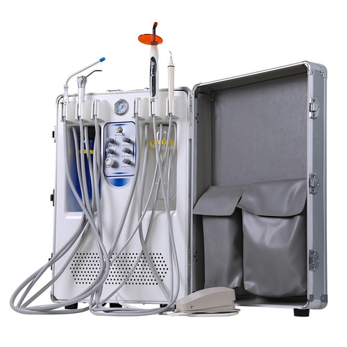 Unidad de entrega dental portátil FDA sistema de compresor de aire 4H succión fuerte/débil - Imagen 65 de 109