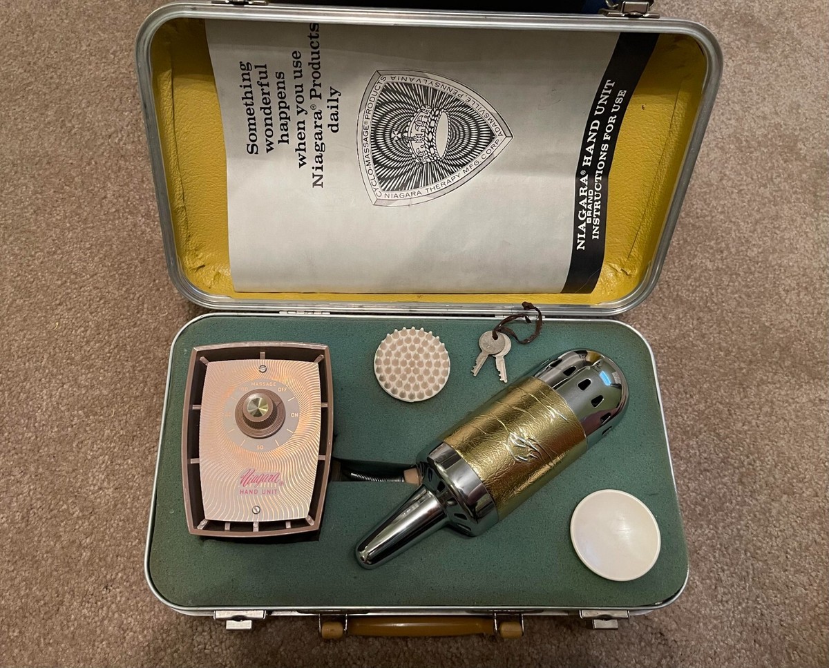 VINTAGE Niagara Cycloid Model #11 Hand Unit Vibrating Massager in