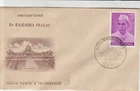 India 1962 Rashtrapati Bhavan Illust. Rajendra Prasad Stamp FDC Cover Ref 34702