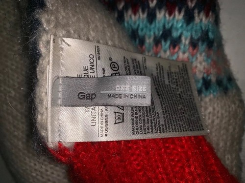 Preowned- Gap “Vintage” Oversized Womens Winter Scarf O/S - Picture 2 of 4
