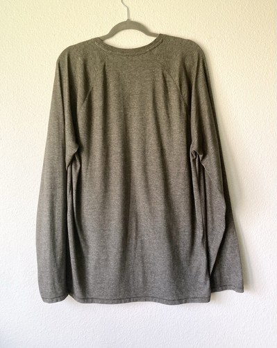 New Men’s American Rag Grey Cotton Polyester Long Sleeve T-Shirt size XXL - Picture 6 of 10