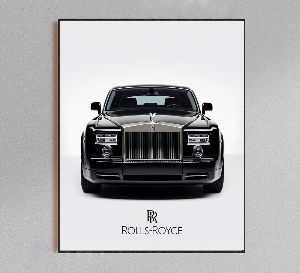 Rolls Royce Poster- Rolls Royce Print, Rolls Royce Art, Rolls Royce SVG