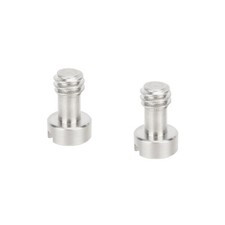 2Pcs CAMVATE 1/4"-20 Captive Screw Stainless Steel fr Camera Quick Release Plate