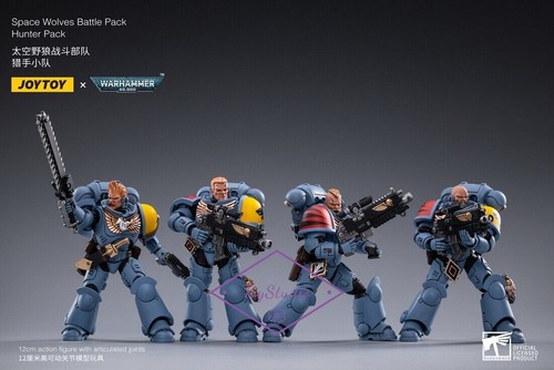 JOYTOY x Warhammer 40k Space Wolves Battle Pack Hunter Pack 1/18 Action Figure - Picture 14 of 23