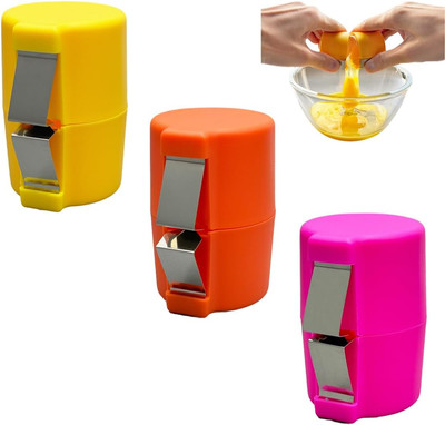 3Pcs Egg Shell Opener, Egg Peeler for Hard Boiled Eggs, Egg Cracker Tool for Raw