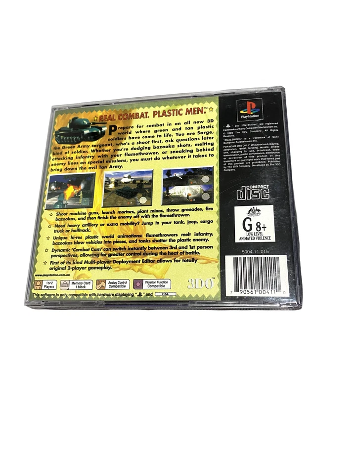 Army Men 3D | PS1 | Manual Included - PAL - AU Seller - Image 3 of 4