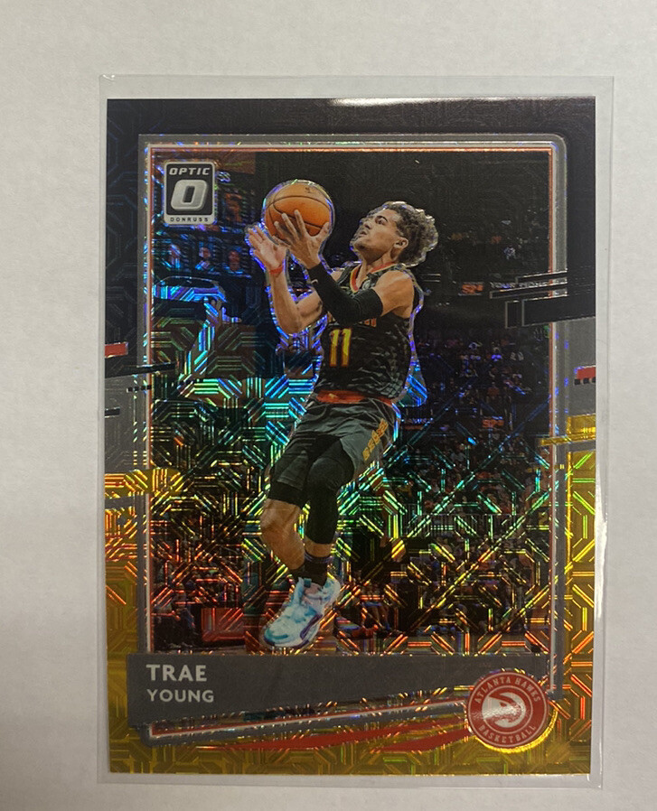 2020-21 Donruss Optic Trae Young Black Gold /8 Mojo! SSP RARE!! #2 