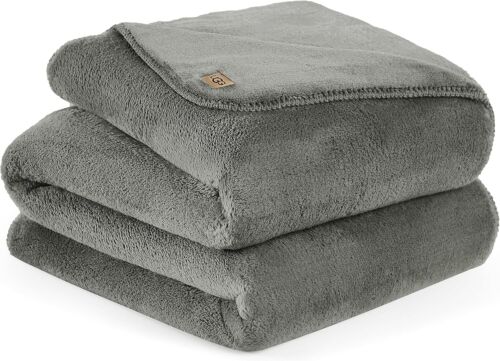 New- Whitecap Plush Throw Blanket Fleece Lightweight Soft Cozy Throw for Couc
