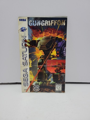 GunGriffon Instruction Booklet Manual Sega Saturn with Reg - Picture 2 of 6