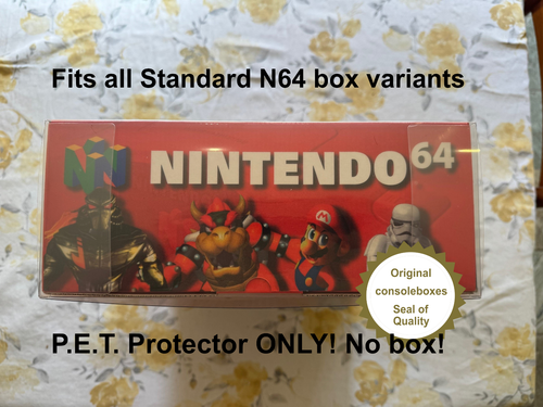 0.5mm P.E.T. Plastic Box Protector for Nintendo 64 N64 Console Box - The Best!! - Picture 7 of 8