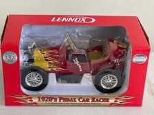 RARE Crown Premiums Lennox 1920's Pedal Car, Red, 1/6, NIB