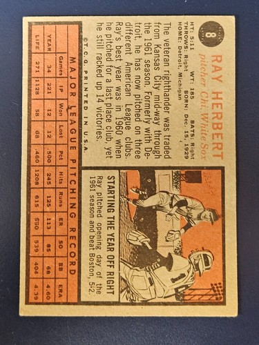 Tarjetas de béisbol Topps 1962 completan el conjunto que elijas #1-109 - Imagen 17 de 216