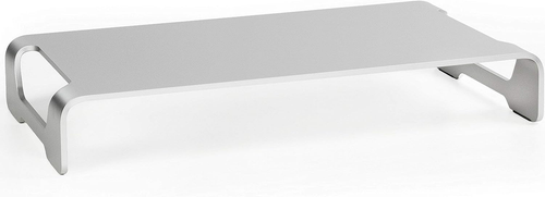 VIVO Silver Aluminum 16 Inch Wide Monitor Riser, Ergonomic Desktop Stand, Moder - Photo 10/12