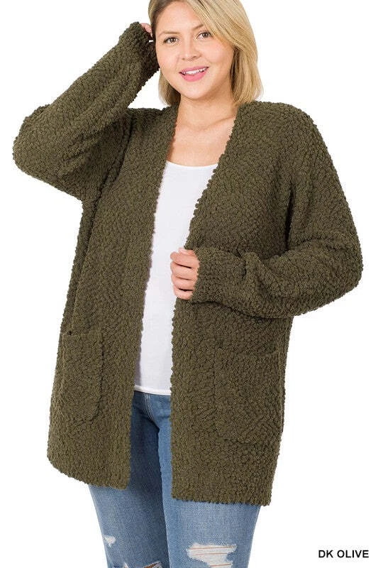 Zenana popcorn deals cardigan
