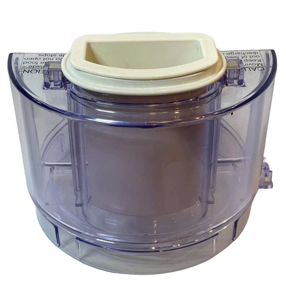 Braun Multipractic Food Processor Wide Feed Work Bowl Lid Chute Pusher 4261 4262 - Image 2 of 4