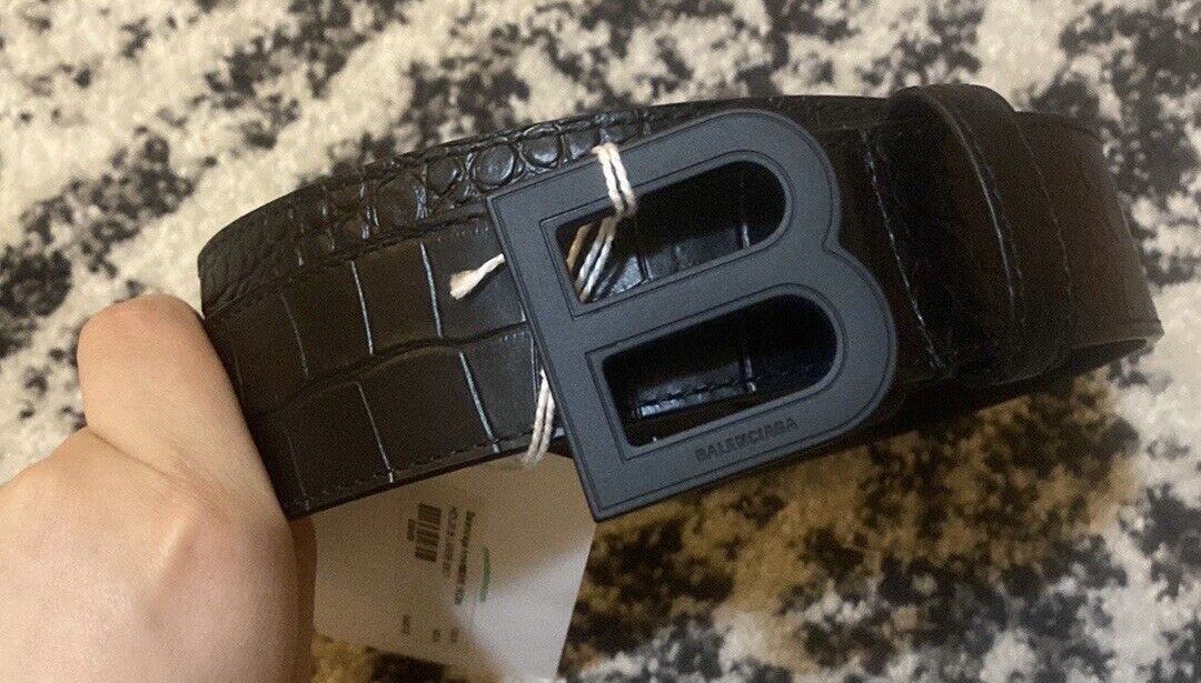 Balenciaga Hour B Large Leather Belt Black size 95 | eBay Balenciaga Hour B Large Leather Belt Black size 95 | eBay