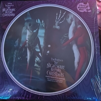 Tim Burton's The Nightmare Before Christmas-2 LP Picture Disc Vinyl Record 