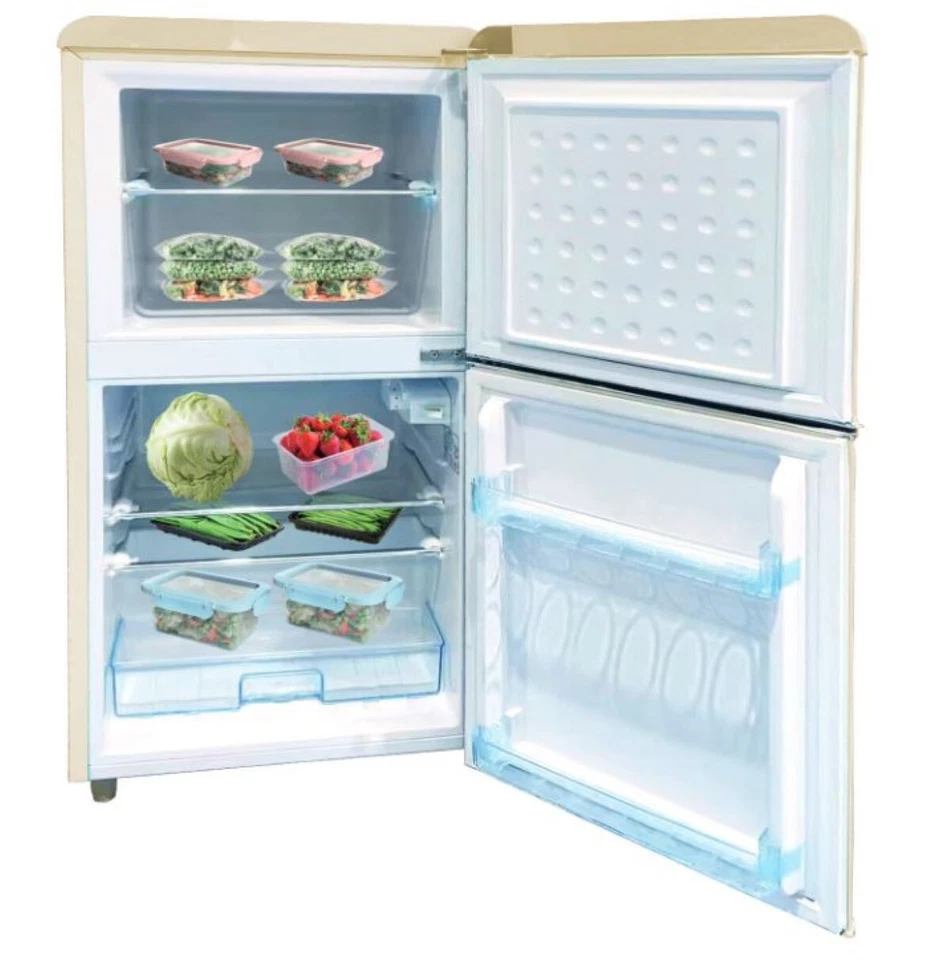 FRIGORIFERO CON COMPRESSORE 110 LITRI MINI FRIGORIFERO DCG CLASSE E CONGELATORE - Immagine 3 di 4