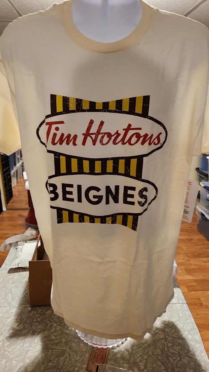 【新品未開封】マーク tim hortons Tシャツ TIM HORTON'S Vintage Logo Beignes French Unisex T- Shirt XL New | eBay