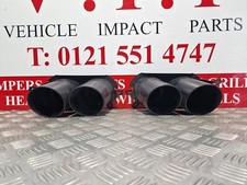 PAIR GENUINE ABT CLOSE CAPPED EXHAUST TIPS FOR AUDI Q8 S-LINE 18-ON 4M802006410