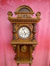 schöne,alte, große Wanduhr__Freischwinger__94cm