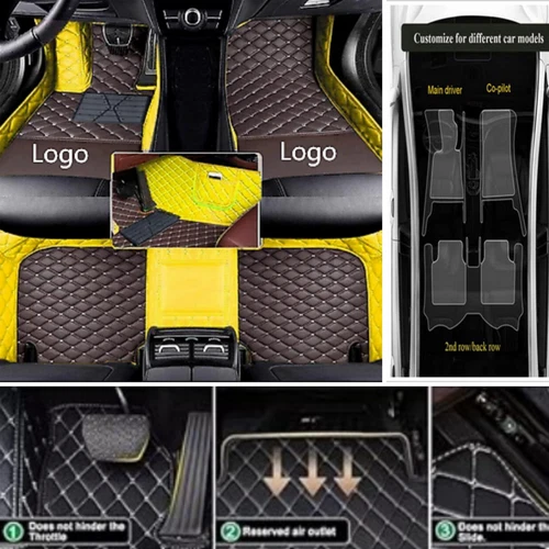 For Honda Ridgeline 2006-2023 All Models Car Floor Mats Carpet Waterproof Custom - Imagen 10 de 38