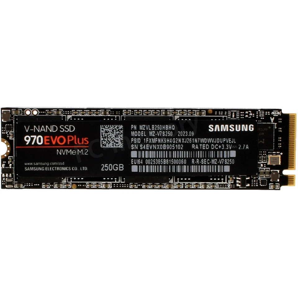SAMSUNG 970 EVO Plus SSD NVMe M.2 Internal 1TB 500/250GB Solid State Drive LOT - Image 4 of 4