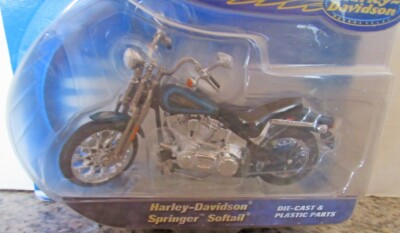 Hot Wheels 1/18 Diecast Motorcycle Harley Davidson Springer