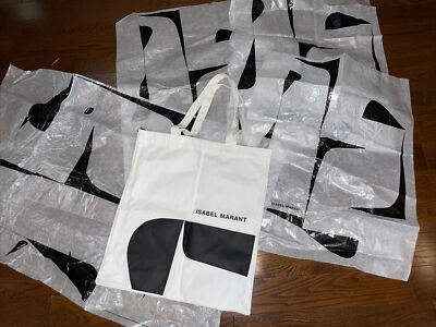 Isabel Marant Canvas Large Tote Plus Logo Tissues