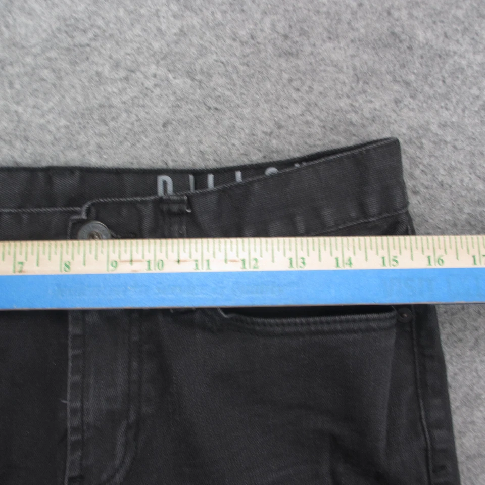 Jeans skinny masculino Dillon 31x30 preto lavagem escura - Imagem 3 de 4