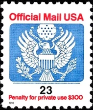 US #O156 MNH 1993 23c Stylized Eagle Shield Arrow Stars Official Mail