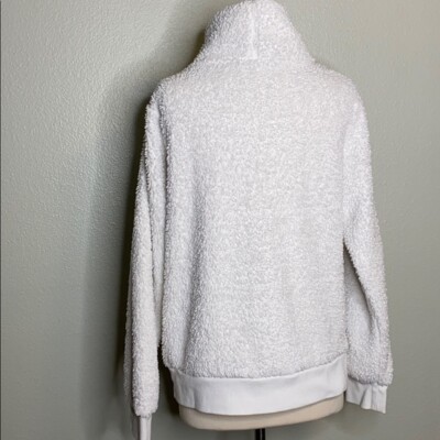 Pull Lukka Lux - Col Montant, Intérieur Sherpa Blanc - Taille M - Occasion Excellent état