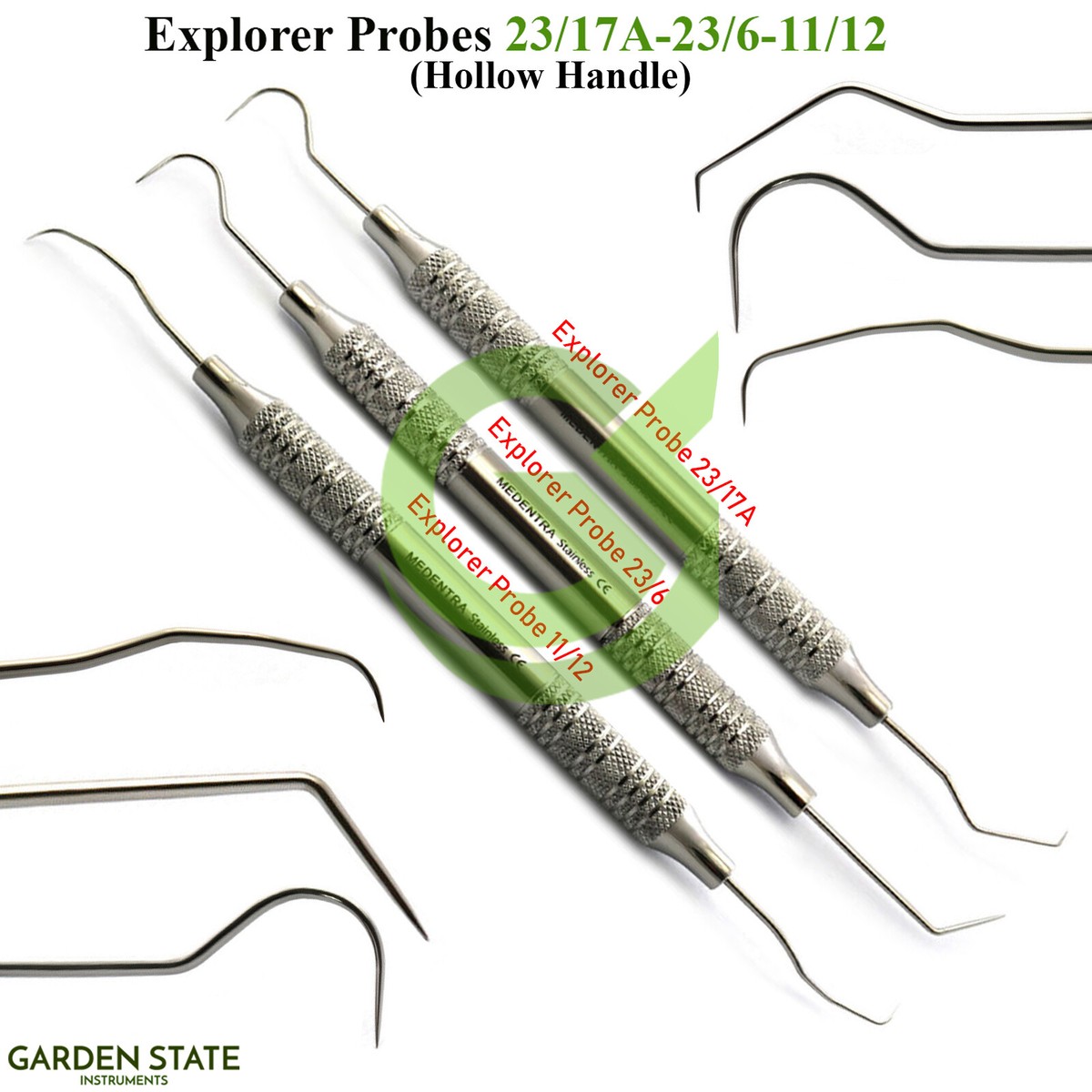 Dental Teeth Explorer Probe Perio Hygienist Periodontal Oral
