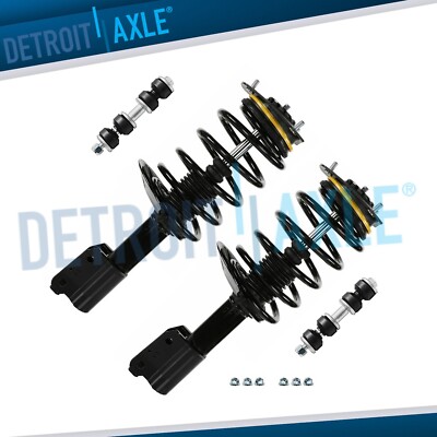 Front Struts w/ Coil Spring Assembly Sway Bars Kit for Chevrolet Impala Limited