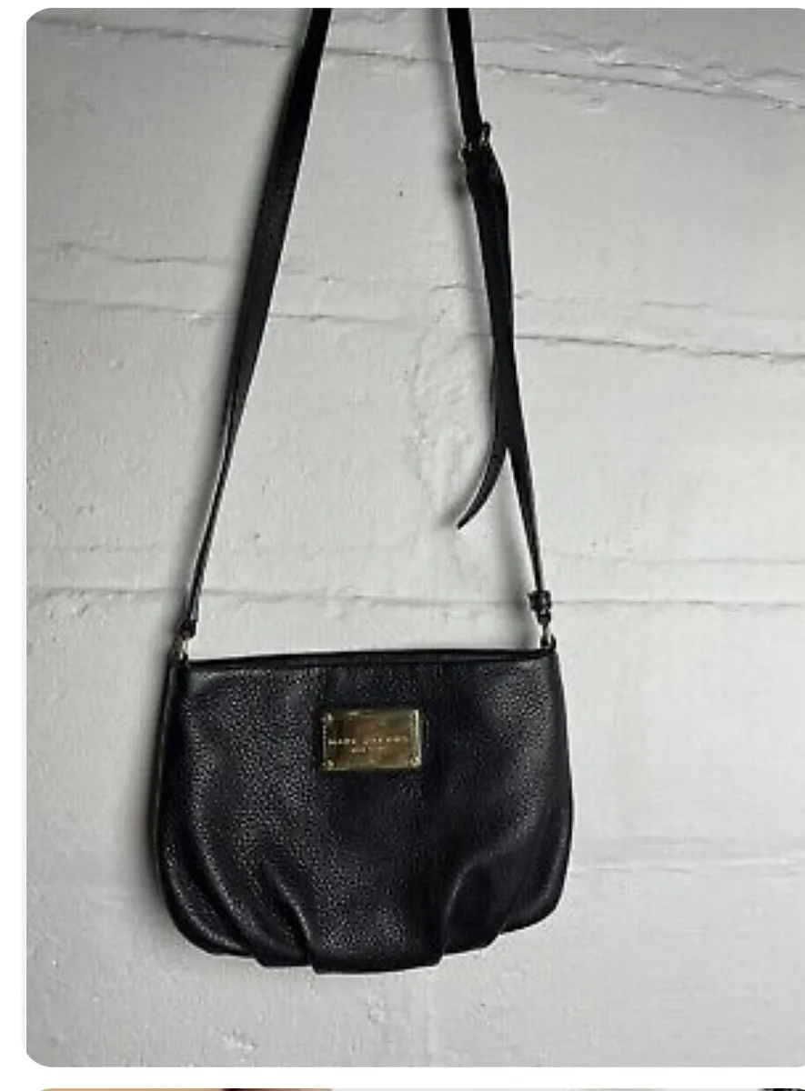 Marc Jacobs Tote Bags For Sale UK - Black Leather Large Womens