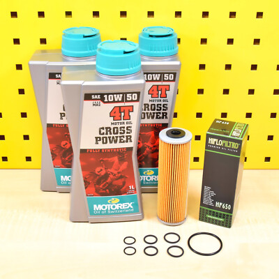 Ölwechsel Service Set Ölfilter Öl Motorex 10w50 für: KTM 790 890 Adventure