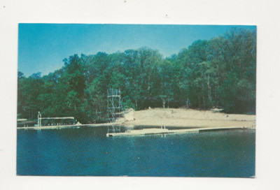 POST CARD / EAST BAY CAMP / LAKE BLOOMINGTON, ILL. - Boy Scout BSA GnW/B-22