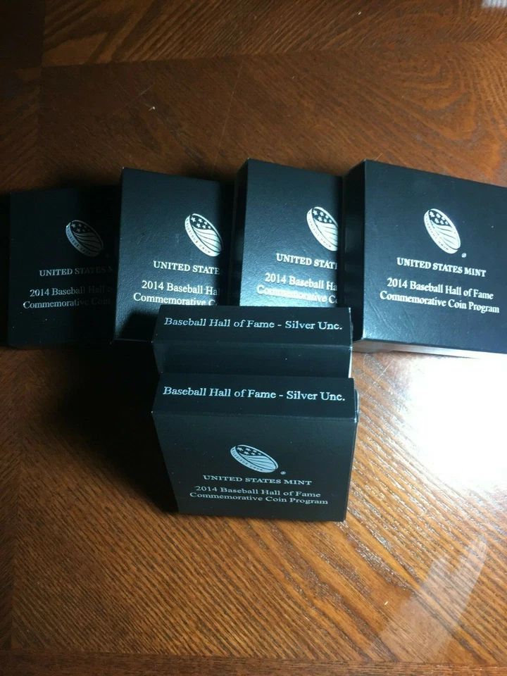  2014-P $1 Proof National Baseball "HALL of FAME SILVER DOLLAR, ALL GEM US MINT! - Image 4 of 4