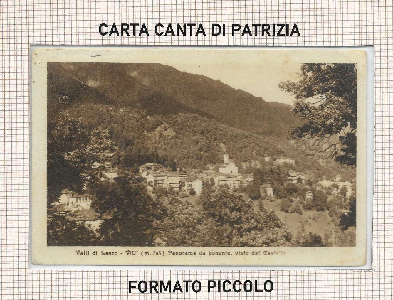1016/18 - VALLI DI LANZO - PANORAMA DA PONENTE VISTO DAL CASTELLO -