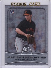 MADISON BUMGARNER ROOKIE CARD 2010 Bowman Platinum GIANTS San Francisco MLB RC