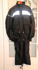 BMW MOTORRAD Motorcycle JACKET  44 + PANTS 52 Set Black KLEPPER Dress + Ride EXC