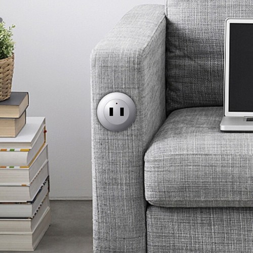 2 Port USB Desk Hole Round Desktop Charging Station USB Embedded Power Adapter - 第 19/24 張圖片