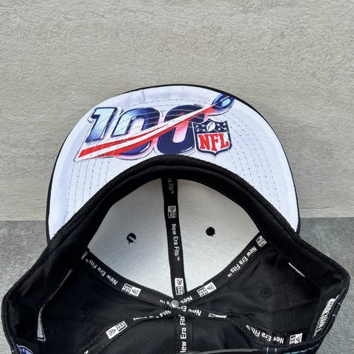 Carolina Panthers Hat New Era OSFM Snapback Classic NFL 100th Anny Cap NEW H37 - Picture 8 of 8