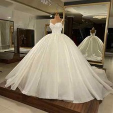 Square Neck Lace Appliqued Wedding Dresses Sleeveless Ball Gown Bridal Gowns-