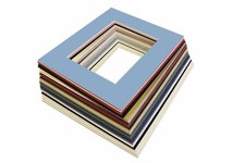 A2 Picture Photo Bevel Edge Mount with A3 Aperture Lots of Colours
