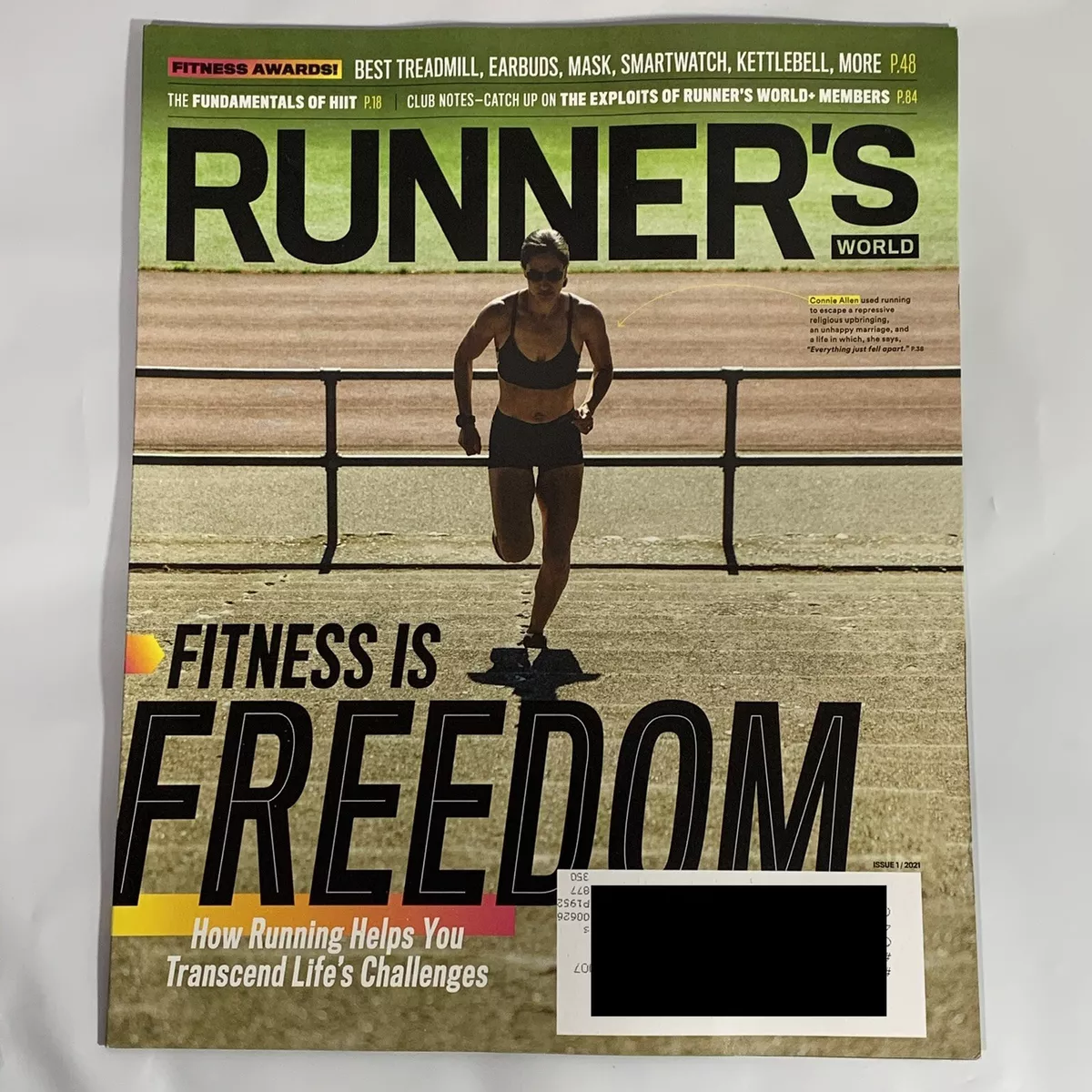 Runners World Magazine Issue 1 2021 Fitness Is Freedom Best Treadmill Earbuds