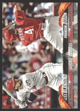 Alex Blandino / Brandon Dixon #US28 2018 Topps Update Cincinnati RedsRC Rookie