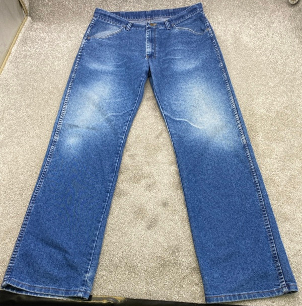 85900dw Men's 36x34 Blue Denim Regular Fit Straight Leg 5754